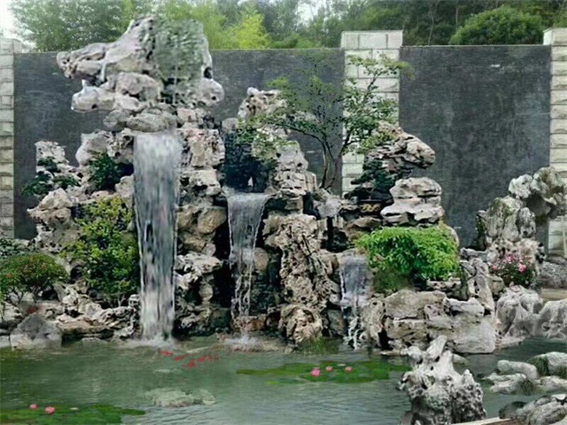 吴川室内园林水景